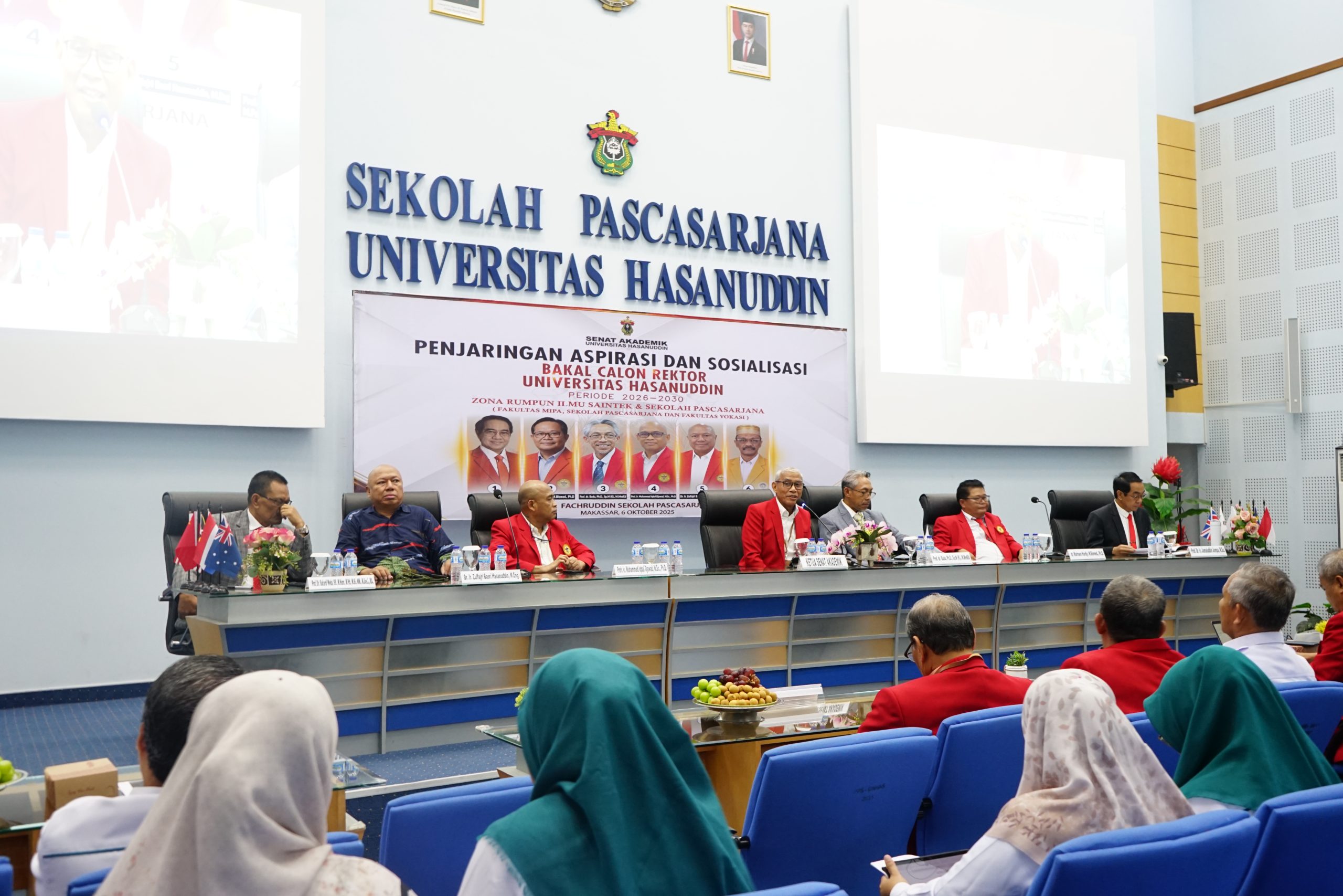 Read more about the article Penjaringan Aspirasi dan Sosialisasi Bakal Calon Rektor Universitas Hasanuddin Periode 2026–2030 (Zona Rumpun Ilmu Saintek & Sekolah Pascasarjana)