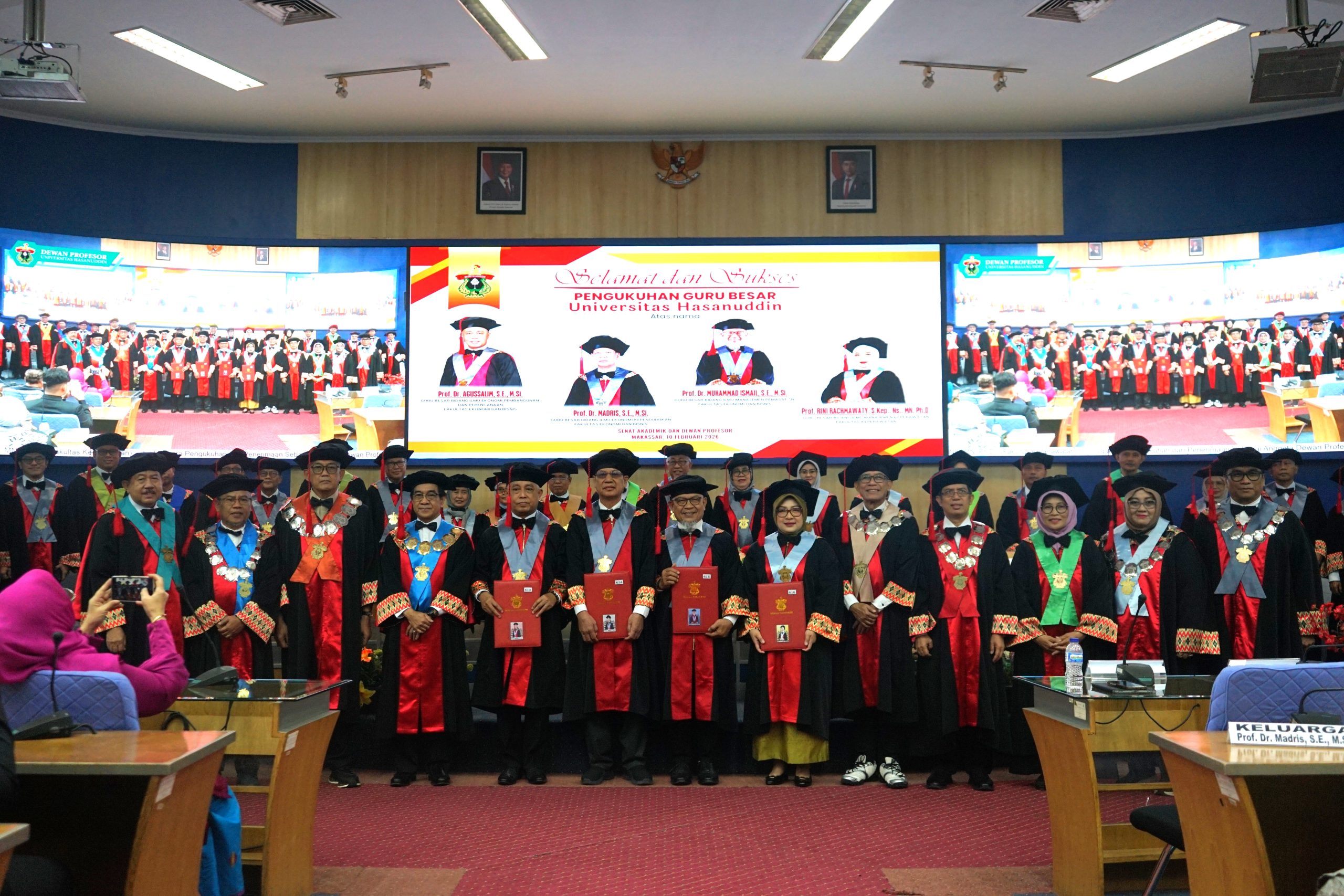 Read more about the article Rapat Paripurna Senat Akademik Universitas Hasanuddin Dalam Rangka Pidato Pengukuhan dan Penerimaan sebagai Anggota Dewan Profesor Universitas Hasanuddin