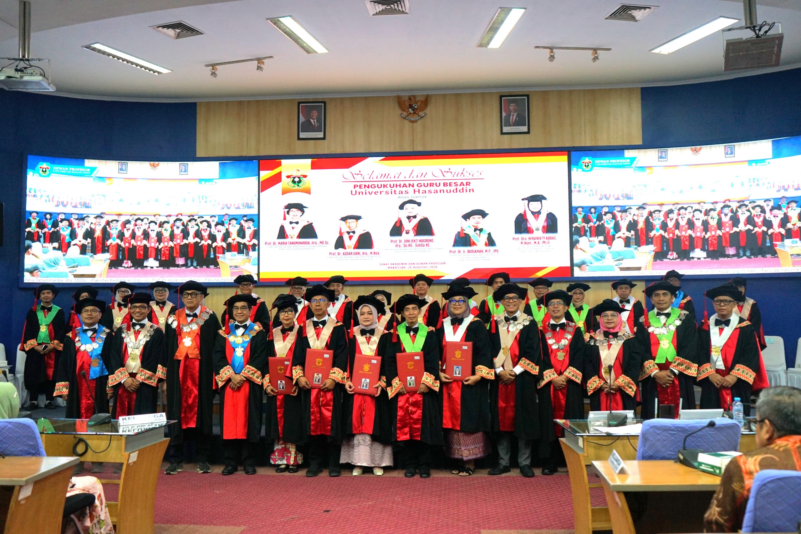 You are currently viewing Rapat Paripurna Senat Akademik Universitas Hasanuddin Dalam Rangka Pidato Pengukuhan dan Penerimaan sebagai Anggota Dewan Profesor Universitas Hasanuddin